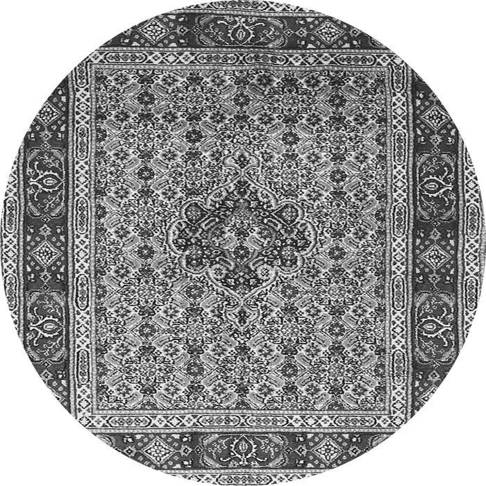 Machine Washable Persian Gray Traditional Rug, wshtr1303gry