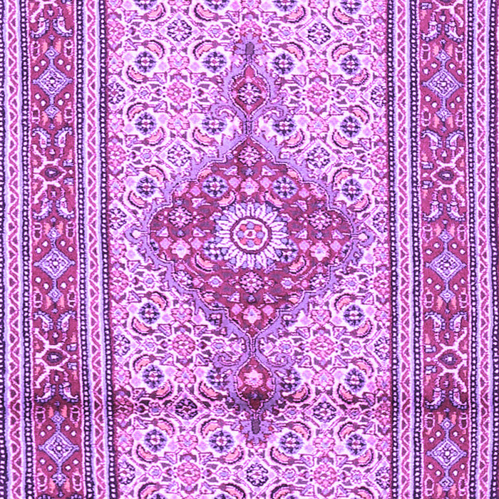 Medallion Purple Traditional Rug, tr1304pur