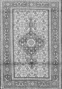 Medallion Gray Traditional Rug, tr1304gry