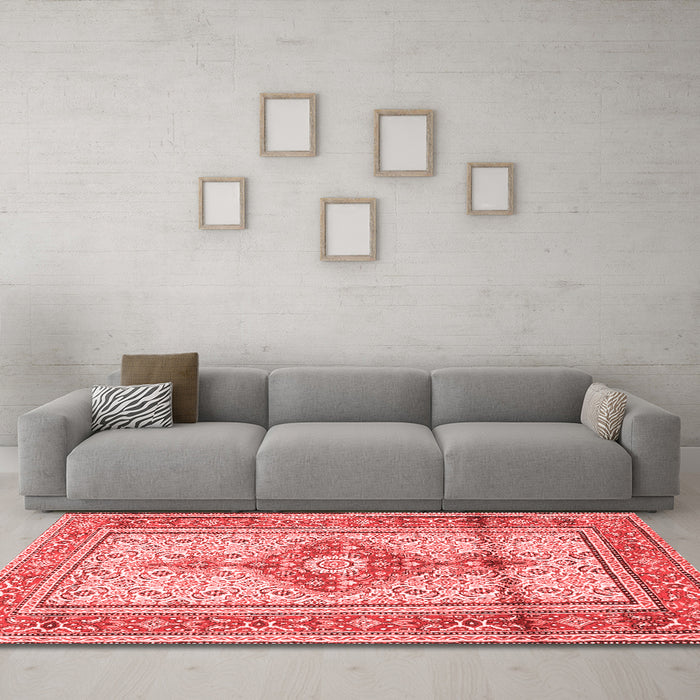 Traditional Red Washable Rugs