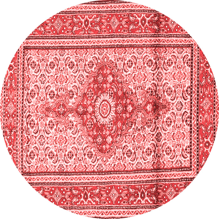 Medallion Red Traditional Rug, tr1304red