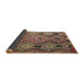 Sideview of Traditional Dark Almond Brown Southwestern Rug, tr1305