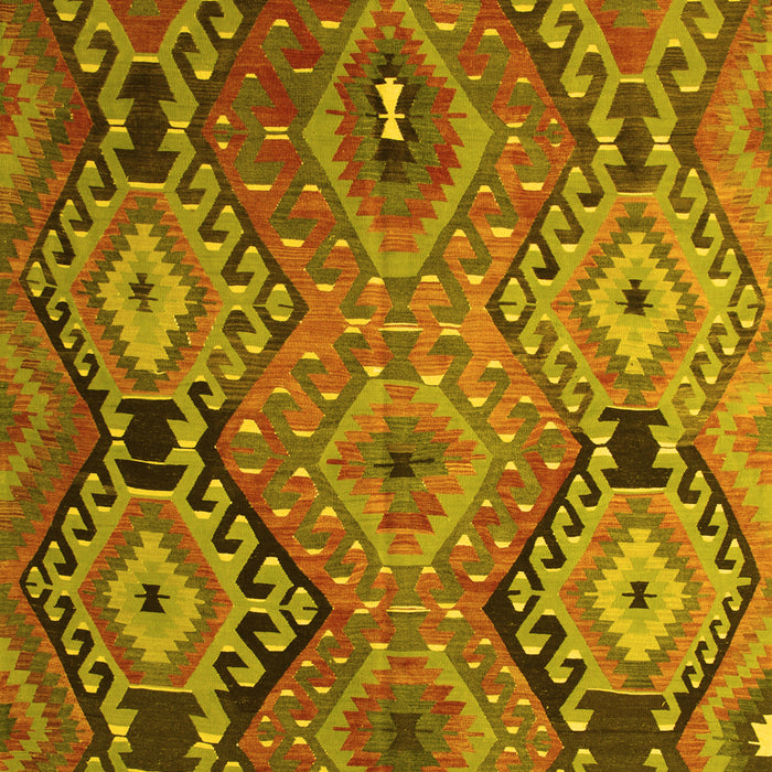 Southwestern Yellow Country Rug, tr1305yw
