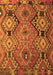 Southwestern Orange Country Rug, tr1305org