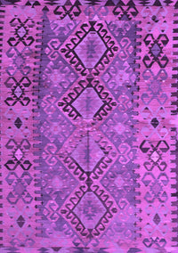 Southwestern Purple Country Rug, tr1306pur