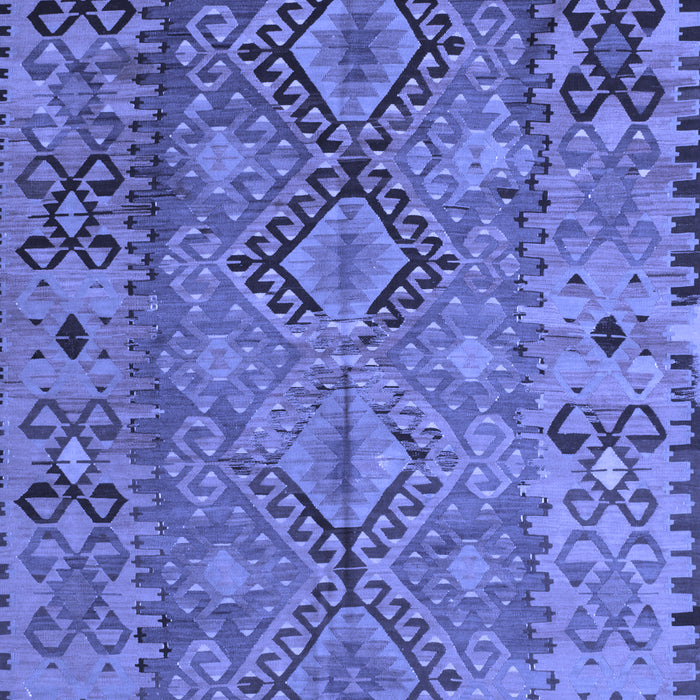 Southwestern Blue Country Rug, tr1306blu