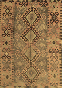 Southwestern Brown Country Rug, tr1306brn