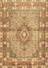 Medallion Brown Traditional Rug, tr1307brn