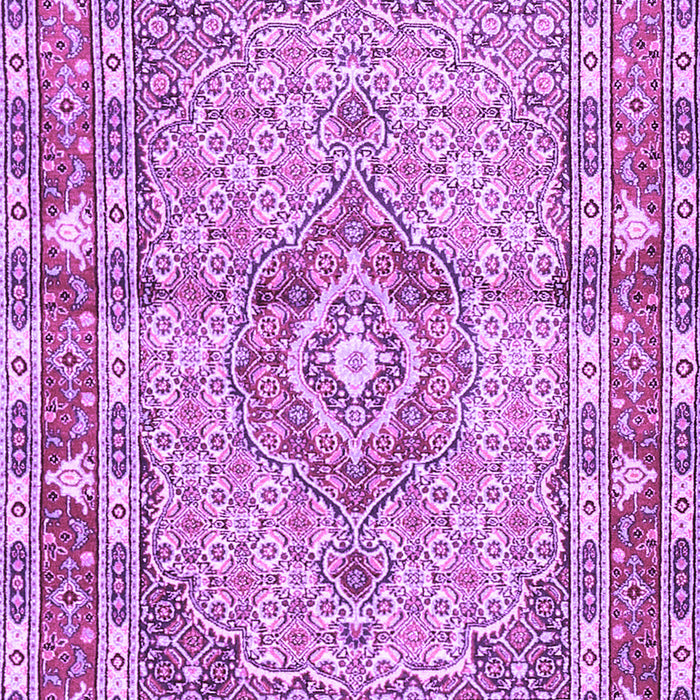 Medallion Purple Traditional Rug, tr1307pur