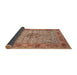 Sideview of Traditional Chestnut Red Persian Rug, tr1308