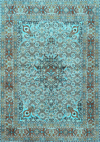 Persian Light Blue Traditional Rug, tr1308lblu