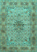 Persian Turquoise Traditional Rug, tr1308turq