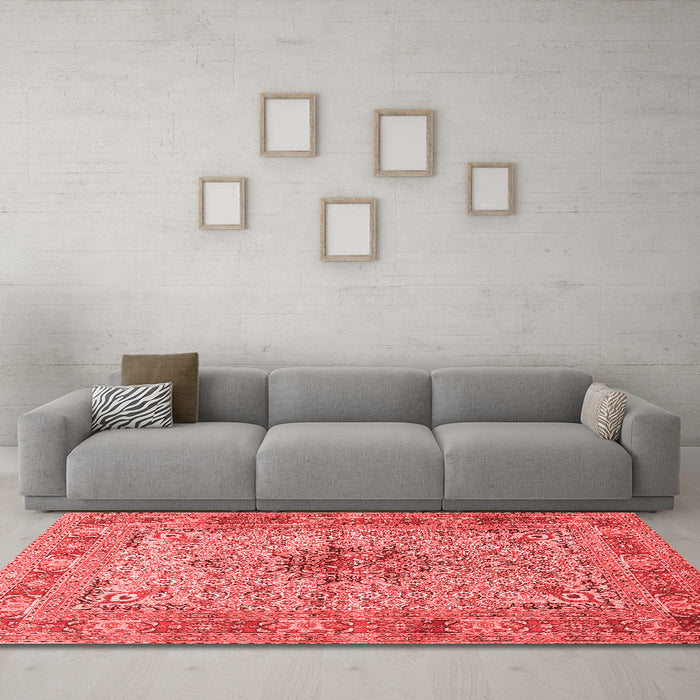 Traditional Red Washable Rugs