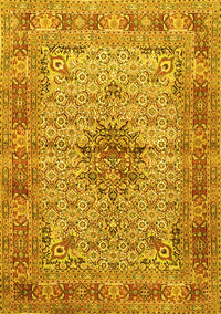 Persian Yellow Traditional Rug, tr1308yw