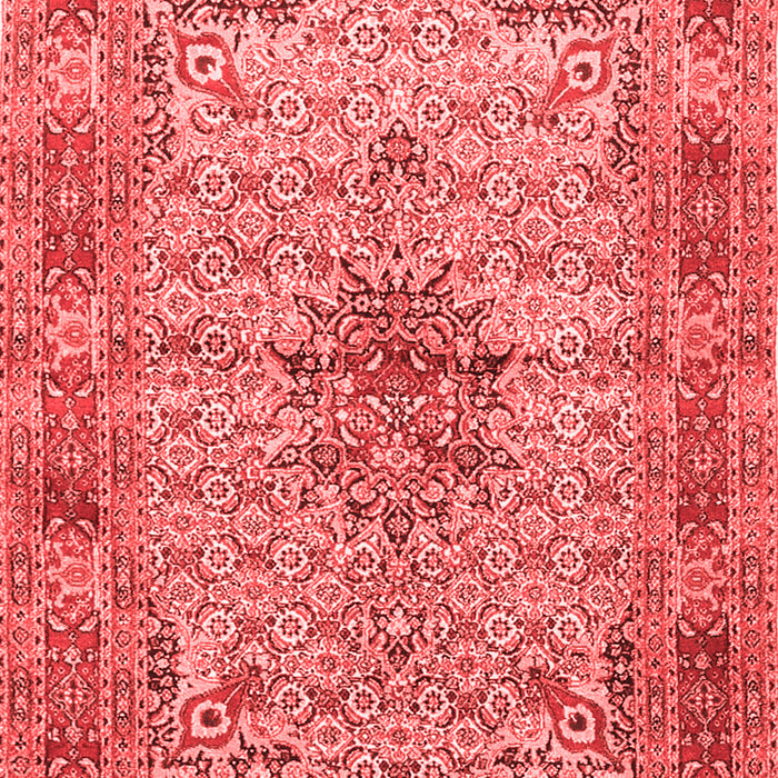Machine Washable Persian Red Traditional Rug, wshtr1308red