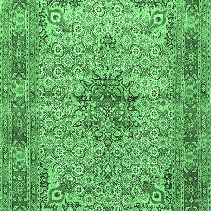 Persian Emerald Green Traditional Rug, tr1308emgrn