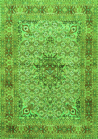 Persian Green Traditional Rug, tr1308grn