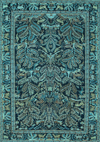 Persian Light Blue Traditional Rug, tr130lblu