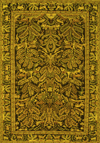 Persian Yellow Traditional Rug, tr130yw