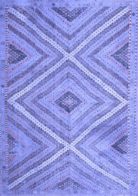 Southwestern Blue Country Rug, tr1310blu