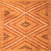 Serging Thickness of Southwestern Orange Country Rug, tr1310org