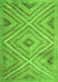 Southwestern Green Country Rug, tr1310grn