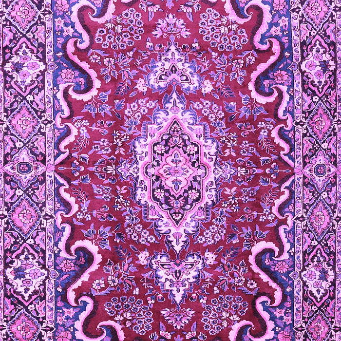 Medallion Purple Traditional Rug, tr1311pur