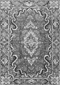 Medallion Gray Traditional Rug, tr1311gry