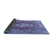 Sideview of Medallion Blue Traditional Rug, tr1311blu