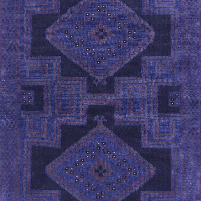 Machine Washable Persian Blue Traditional Rug, wshtr1312blu