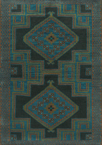 Persian Turquoise Traditional Rug, tr1312turq