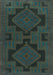 Persian Turquoise Traditional Rug, tr1312turq