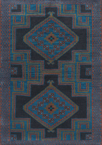 Persian Light Blue Traditional Rug, tr1312lblu