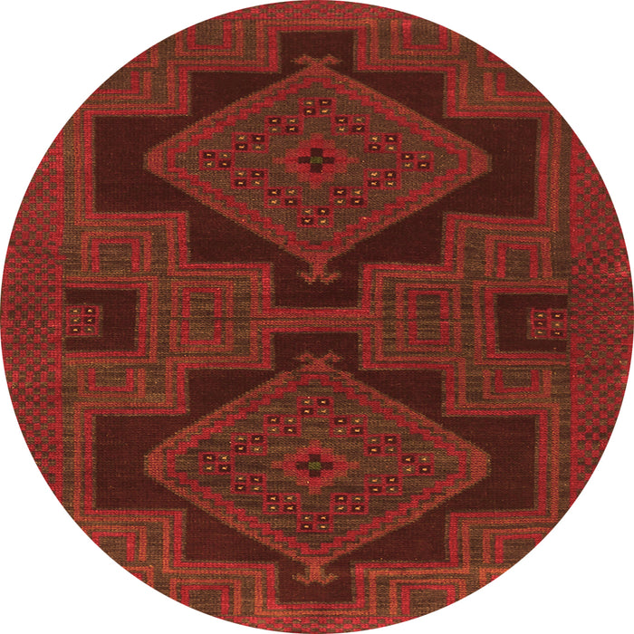 Machine Washable Persian Orange Traditional Area Rugs, wshtr1312org