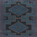 Square Machine Washable Persian Light Blue Traditional Rug, wshtr1312lblu