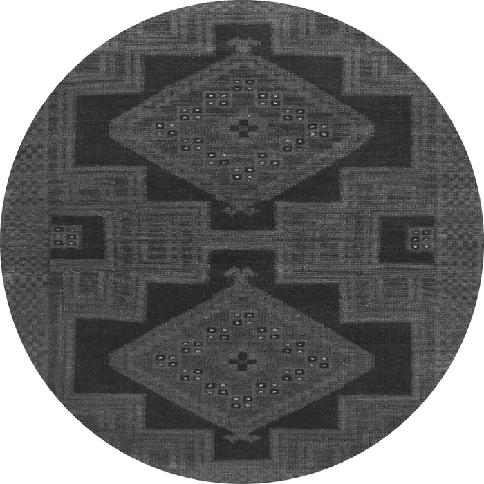 Square Persian Gray Traditional Rug, tr1312gry