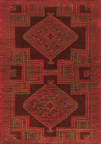 Persian Orange Traditional Rug, tr1312org