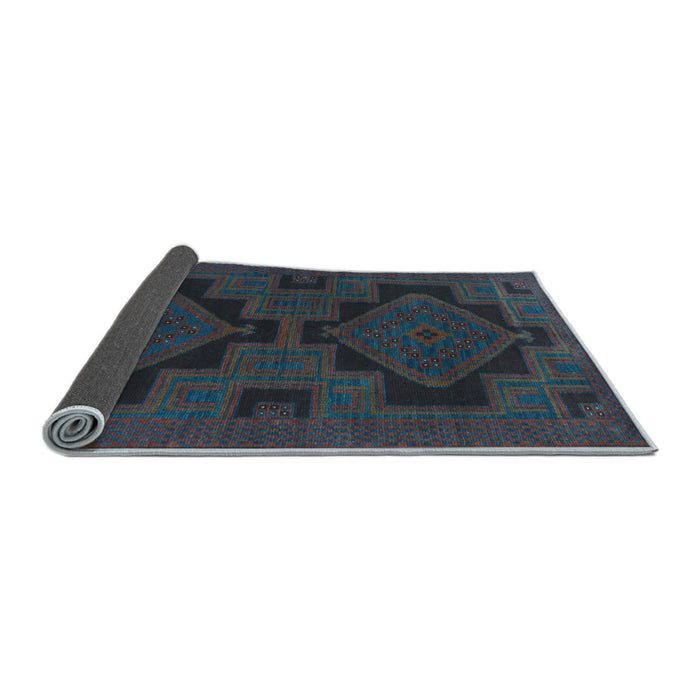 Sideview of Persian Light Blue Traditional Rug, tr1312lblu