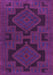 Machine Washable Persian Purple Traditional Area Rugs, wshtr1312pur