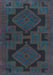 Machine Washable Persian Light Blue Traditional Rug, wshtr1312lblu