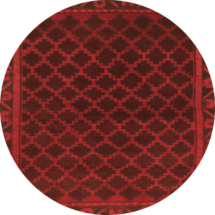 Square Persian Orange Traditional Rug, tr1313org