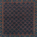 Square Persian Light Blue Traditional Rug, tr1313lblu