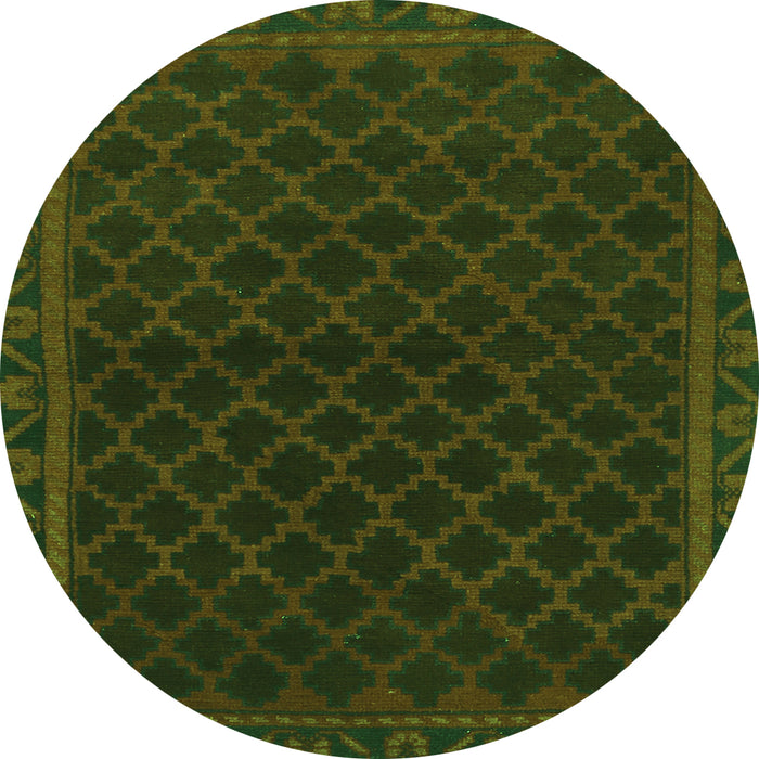Machine Washable Persian Green Traditional Area Rugs, wshtr1313grn