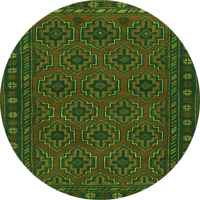 Machine Washable Persian Green Traditional Area Rugs, wshtr1314grn