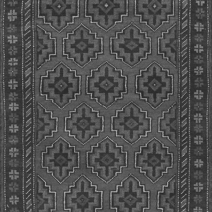 Serging Thickness of Machine Washable Persian Gray Traditional Rug, wshtr1314gry