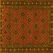 Square Persian Yellow Traditional Rug, tr1314yw