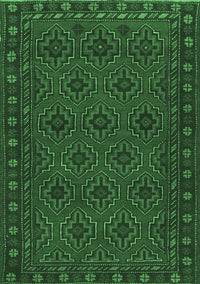 Persian Emerald Green Traditional Rug, tr1314emgrn