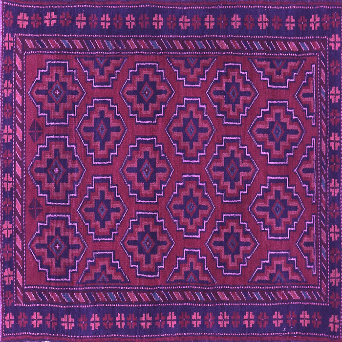 Square Persian Purple Traditional Rug, tr1314pur