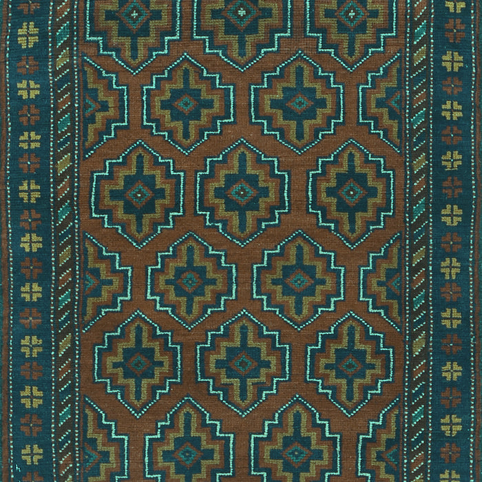 Machine Washable Persian Turquoise Traditional Area Rugs, wshtr1314turq