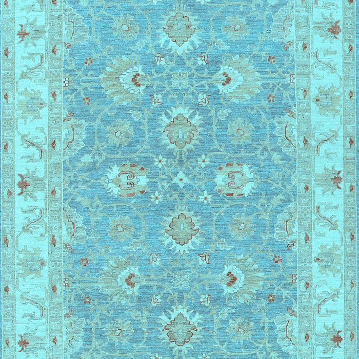 Machine Washable Persian Light Blue Traditional Rug, wshtr1315lblu